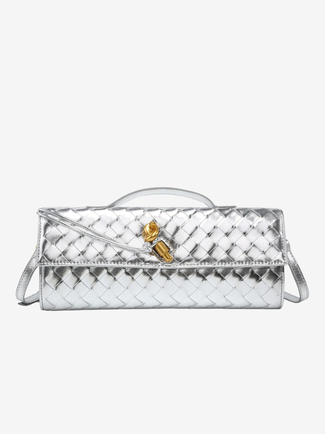 Elara - Woven Clutch Bag