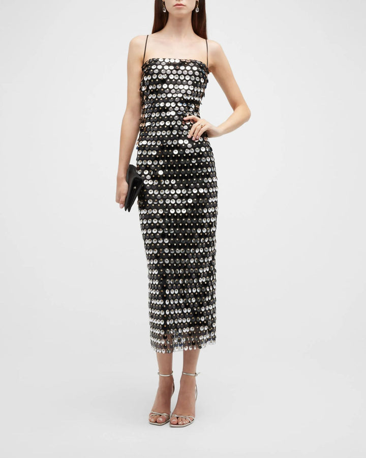 Vaenora - Sizzling Sequins Midi Dress