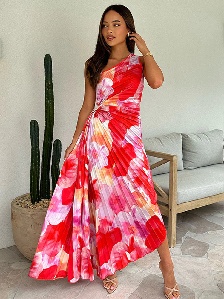 Kacie - Pleated Summer Dress