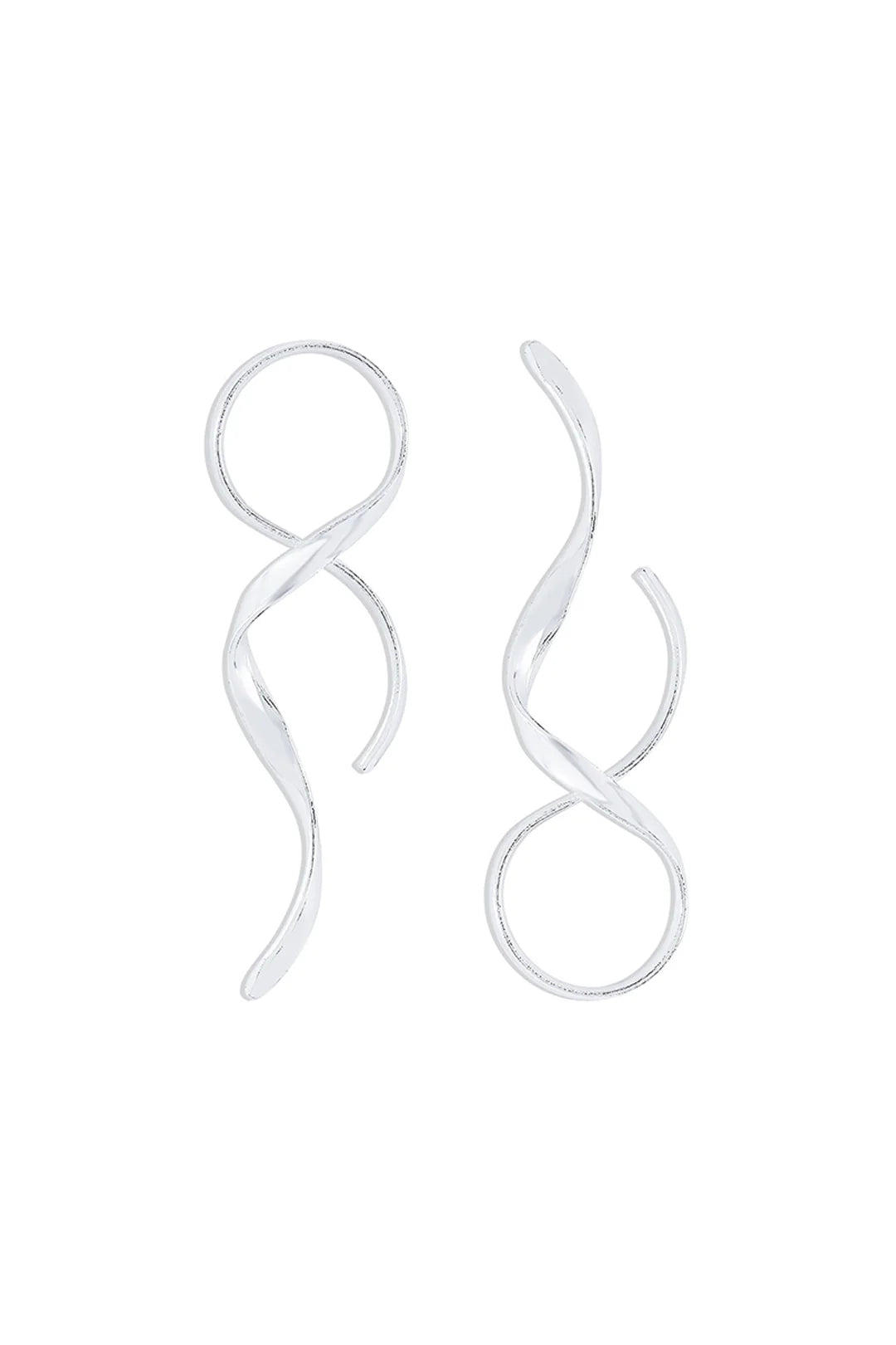 Ismara - Sleek Spiral Earrings