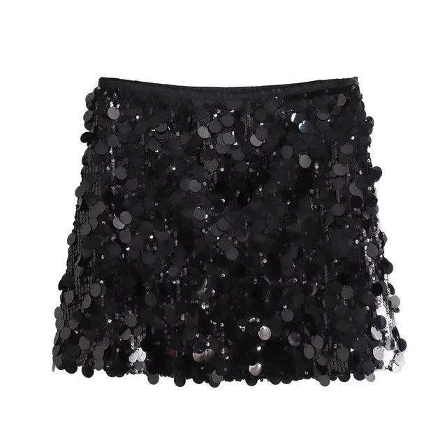 Zafira - Chic Sequins Skirt